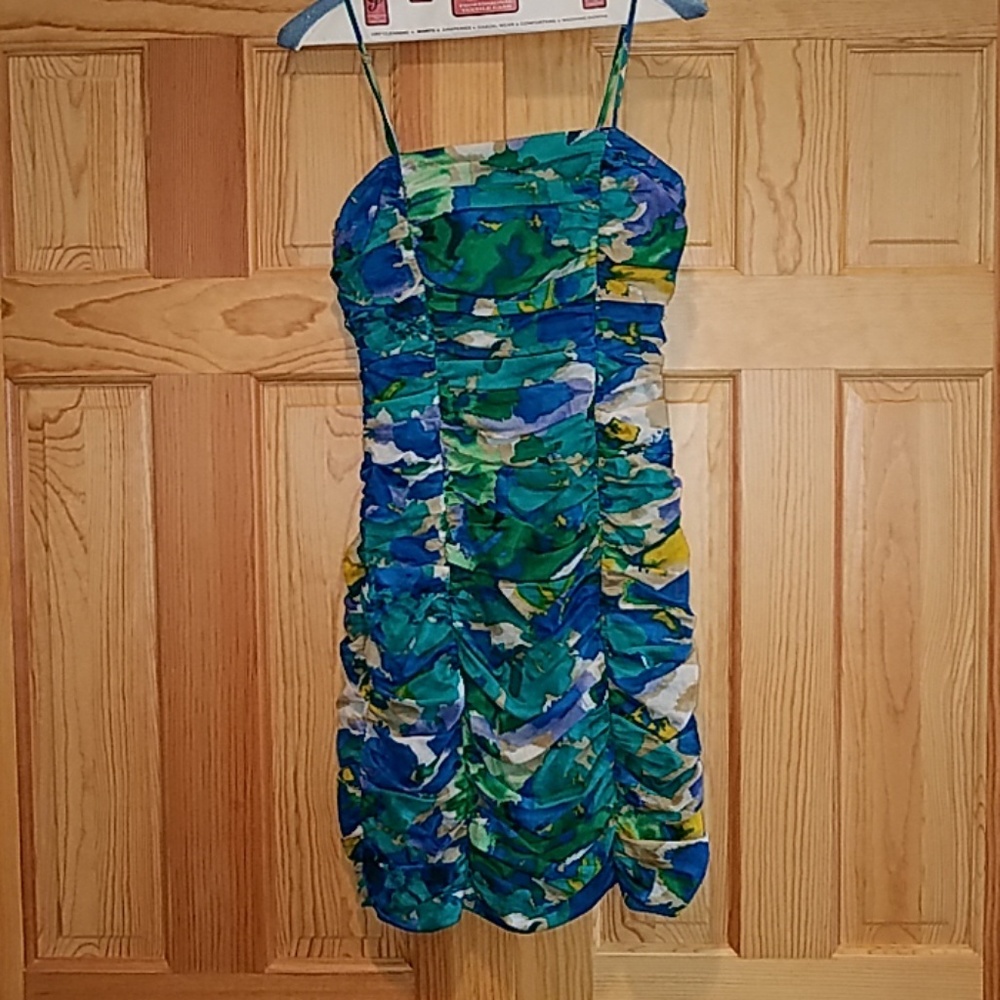 Calvin Klein spaghetti strap cocktail dress